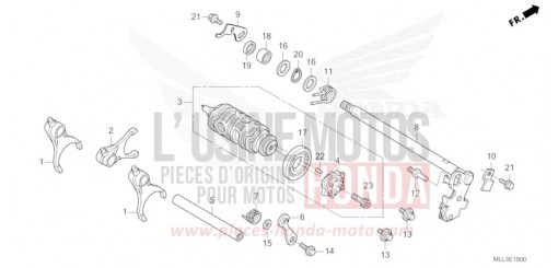 GEARSHIFT DRUM CB1000SPS de 2025